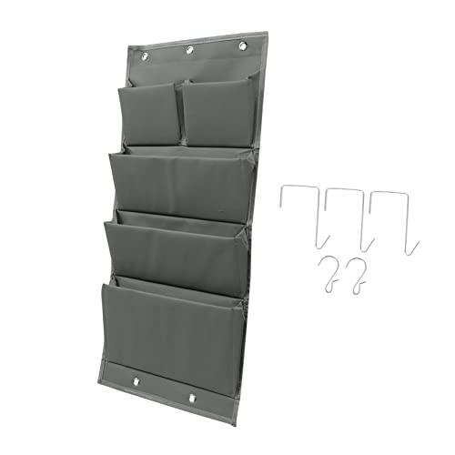 5 Aufbewahrungstaschen hinter der Tür, Organizer-Tasche, faltbare Tür-Organizer, Hängeschrank-Halter, Tür-Hängetasche, Tasche, Türaufhänger, Tasche, Aufbewahrung, Hängetasche, Tür-Aufbewahrungstasche, von ZAANU