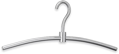 ZACK 50660 "SWING" Kleiderbügel, Edelstahl matt,Silber von ZACK