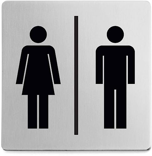 ZACK 50712 "INDICI" Hinweisschild, Edelstahl matt von ZACK