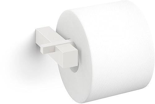 Zack Carvo White Stainless Steel Toilet Roll Holder 40810 von ZACK