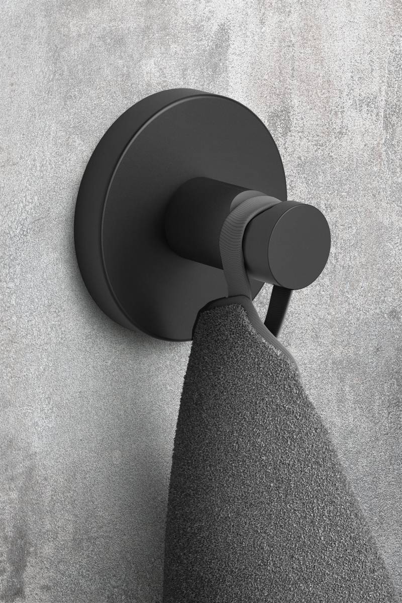 Zack SCALA Handtuchhaken rund schwarz matt 40854 von ZACK GmbH
