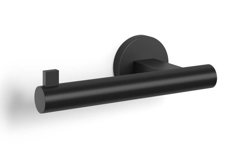 Zack SCALA Toilettenpapierhalter Edelstahl pulverbeschichtet schwarz 40850 von ZACK GmbH