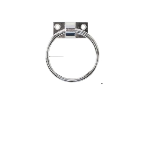 Türklopfer, Türklopfer Antik Pull Ring Griff Möbel Zink-legierung Suspension Sofa Stuhl Zurück(Silver) von ZACUNXY