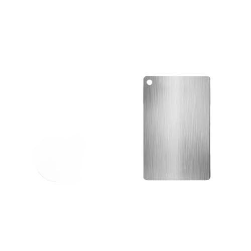 ZACUNXY Schneidebrett, Chopping Board 316 Edelstahlplatte und Schneidebrett Küche Haushalt verdicktes doppelseitiges Schneidebrett Block Kneten Teigbrett(39x28cm) von ZACUNXY