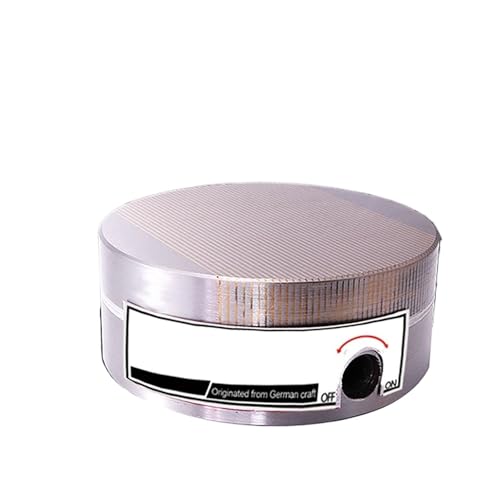 100 mm kreisförmiger Permanentmagnet-Saugnapf-Oberflächenschleifer Permanent-Messing-Magnetspannfutter-Schleifscheiben-Schleifmaschinen Für Heimwerker(100mm) von ZADCCS