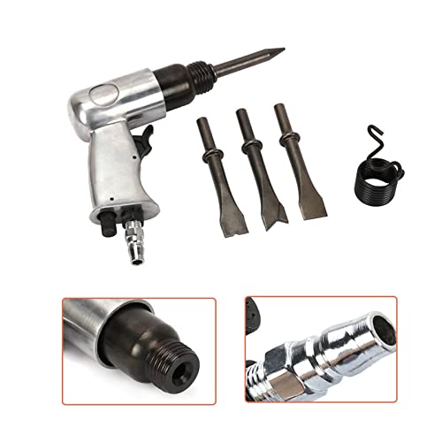 120mm Professionelle Handheld-Pistole Gasschaufeln Lufthammer Kleiner Rostentferner Schneiden Bohren Abplatzen Pneumatische Werkzeuge Druckluftwerkzeuge von ZADCCS