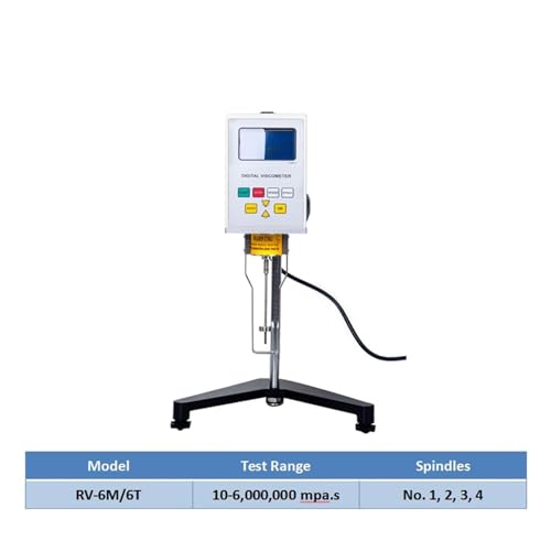 2000000 MPa.s 6 Millionen Cps NDJ-5S NDJ-8S NDJ-9S Industrieller Viskositätstester for Electroly Brookfield Rotationsviskosimeter Für Klebstoffe und Farben(RV-6M (NDJ-9S)) von ZADCCS