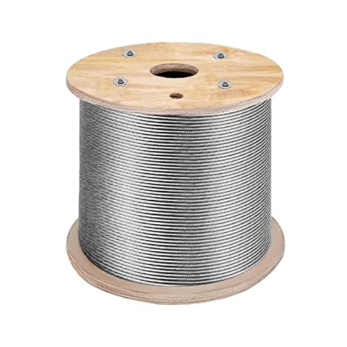 300 m Drahtseil 316 Edelstahl starke Spannung 2100 lbs weich Angeln Hebekabel 1 * 19 Bau Wäscheleine 3,2 mm Für Heimwerker 300 m Drahtseil 316 Edelstahl starke Spannung 2100 lbs weich Angeln Hebekabel 1 * 19 Bau Wäscheleine 3,2 mm Für Heimwerker von ZADCCS