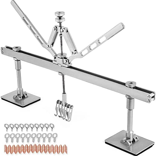 CarTool Kit 75/85/110 cm Dent Pull Hebel Richtstange Kit Wellendraht Aluminium Saugnäpfe Karosserieschaden Ziehen Fix Tool Für Heimwerker(85 CM) von ZADCCS