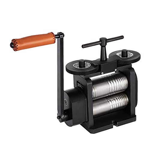 Kombinationswalzwerk 110 mm Schmuckwerkzeuge Breite Walzen Handbuch Für Heimwerker(5 Inch) von ZADCCS