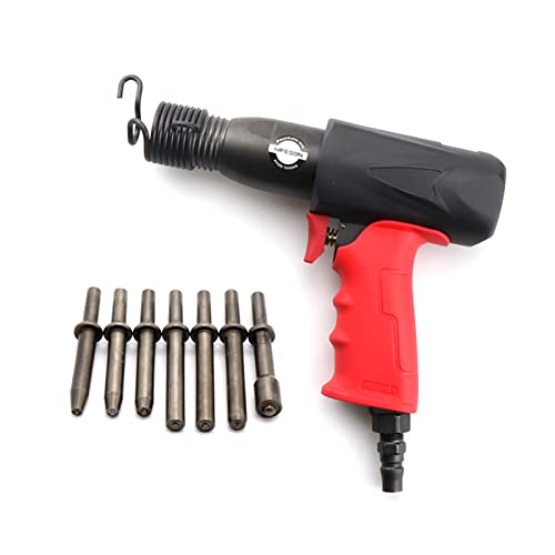 Leistungsstarke Legierungsluftschaufel Meißelhammer Stanzwerkzeug Multi-Spezifikation Klinge Halbhohl/Massivnietset Druckluftwerkzeuge(190 N 7 Semi-solid) von ZADCCS