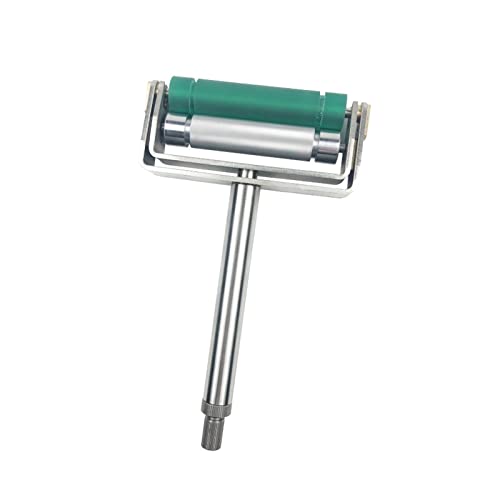 Manuelle Tinte Bedruckter Filmapplikator Tintentest Manuelles Metallfarbrad Aniloxwalze Gummiwalze Tintenprobenwerkzeug Für Heimwerker(180 lines) von ZADCCS