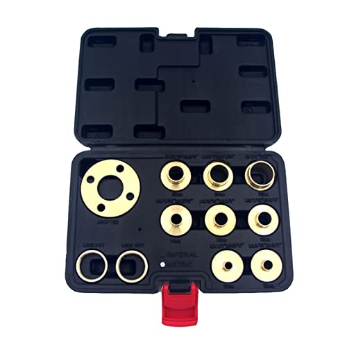 Metrisches Premium-Fräser-Führungsbuchsen-Set Messingschablonen-Fräserführungs-Kit mit Kontermutter-Adapter-Führungsbuchsen-Kit, 11-teiliges Set Für Heimwerker Metrisches Premium-Fräser-Führungsbuchsen-Set Messingschablonen-Fräserführungs-Kit mit Kontermutter-Adapter-Führungsbuchsen-Kit, 11-teiliges Set Für Heimwerker von ZADCCS