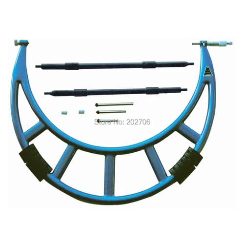 Mikrometer, 300–400 Mm, 400–500 Mm, 500–600 Mm Außenmikrometer Mit Austauschbaren Ambossen für Heimwerker/Haushalt(400-500mm) von ZADCCS