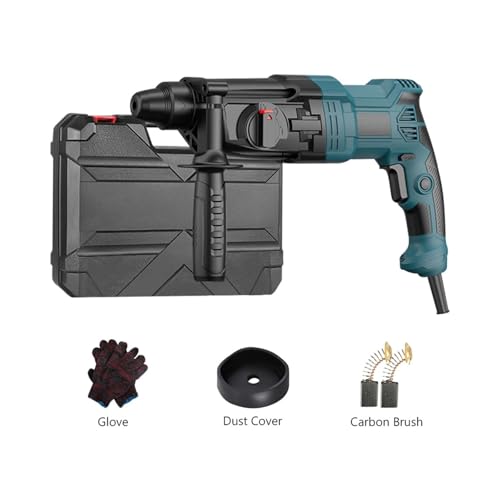 Multifunktionaler elektrischer 3-in-1-Bohrhammer, rotierender elektrischer Bohrhammer, professionelles Betonwerkzeug in Industriequalität Druckluftwerkzeuge von ZADCCS