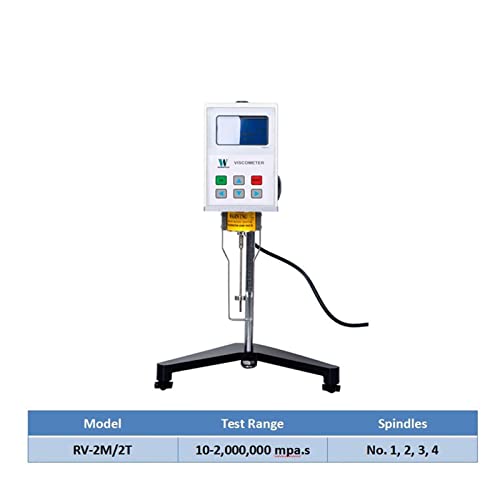 Nr. 1/2/3/4/5/6/7 Spindeln 2/6/13 Millionen MPA.S NDJ-8S NDJ-9S RVDV Drehende Viskosimeter Prime Digital Viskosity Instruments Messgerät Für Klebstoffe und Farben(RV-2M (NDJ-8S)) von ZADCCS