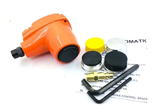 Pneumatische Luftwerkzeuge Handfläche der Hand Knock Beat Strike Hammer Scaler Up-801 Druckluftwerkzeuge(Hammer and 4pcs head) von ZADCCS