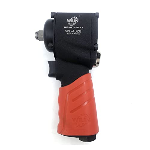 Pneumatische Luftwerkzeuge Schlagschlüssel 1/2 Zoll Luftwinkel Einzelhammer Gummigriff Doppelhammer großes Drehmoment Druckluftwerkzeuge(Orange) von ZADCCS