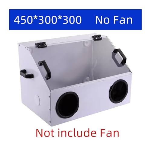 Tischschleifer-Staubbox, Schleif- und Polierbox, Läppschutz, Sandstrahlen, staubdicht, elektrische Schleif- und Sprühfarbe, Staubschutz Für Heimwerker(Group 1) von ZADCCS