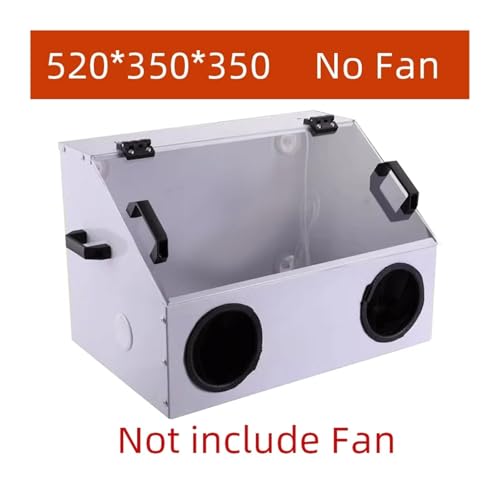 Tischschleifer-Staubbox, Schleif- und Polierbox, Läppschutz, Sandstrahlen, staubdicht, elektrische Schleif- und Sprühfarbe, Staubschutz Für Heimwerker(Group 3) von ZADCCS