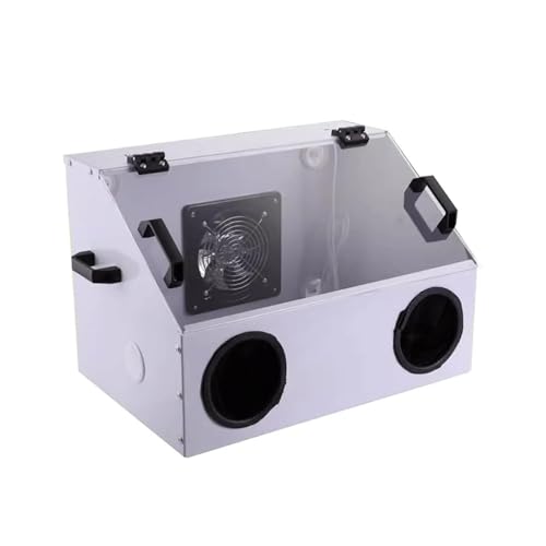 Tischschleifer-Staubbox, Schleif- und Polierbox, Läppschutz, Sandstrahlen, staubdicht, elektrische Schleif- und Sprühfarbe, Staubschutz Für Heimwerker(Group 4) von ZADCCS