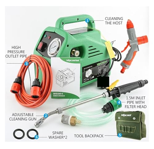 Zentrale Klimaanla Reinigungspumpe Wiederaufladbare Reinigungsmaschine Auto Haushaltsklimaanla Reinigungswerkzeug PCW-4S/4B Für Heimwerker(PCW-4S) von ZADCCS