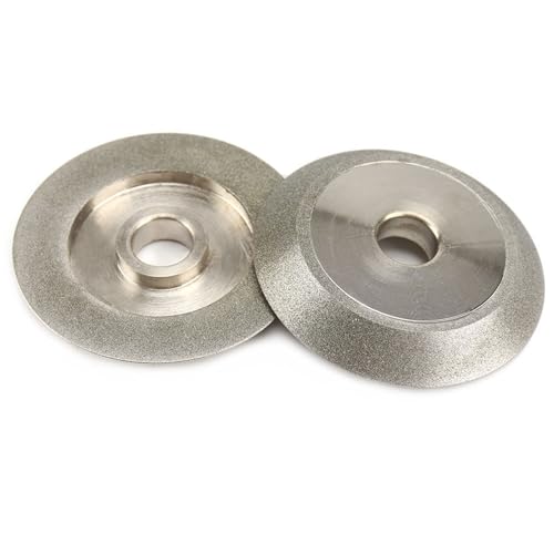 1 Stück 78 mm Diamant-Schleifscheibe – 45-Grad-Winkel-Schleifscheibe for Polieren und Fräsen von Metall – Körnung 150(78X12X10X15mm) von ZADIKO