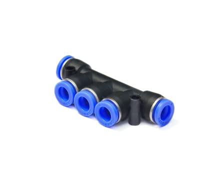 1 Stück pneumatischer Schnellanschluss, Steckschlauchanschluss for Luft- und Vakuumsysteme, 4–16 mm(12mm Pk) von ZADIKO