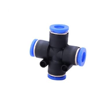 1 Stück pneumatischer Schnellanschluss, Steckschlauchanschluss for Luft- und Vakuumsysteme, 4–16 mm(12mm Pza) von ZADIKO