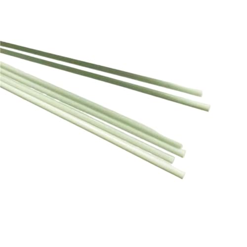 50 cm lange Fiberglas-Vollstäbe – 20 Stück, 0,8–5,0 mm, leicht und for vielseitige Anwendungen(2.5x500mm) von ZADIKO