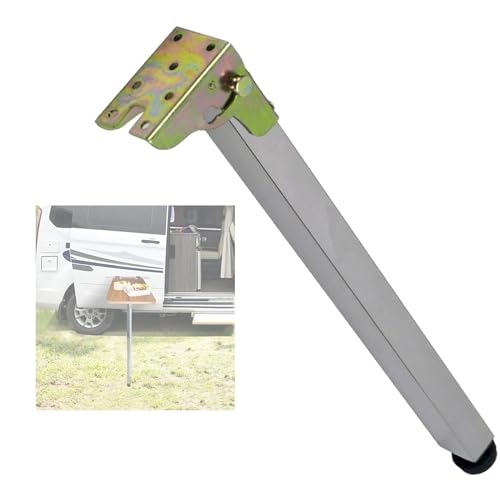ZADIKO 1 Stück verstellbare Tischbeine aus Edelstahl, 30–150 cm | Klappbare industrielle Möbelbeine for Heimwerkerprojekte(12in) von ZADIKO