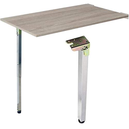 ZADIKO Verstellbare, klappbare Tischbeine for DIY-Möbel – 80 kg Tragkraft, anpassbare Höhe 30 cm – 150 cm(130cm) von ZADIKO