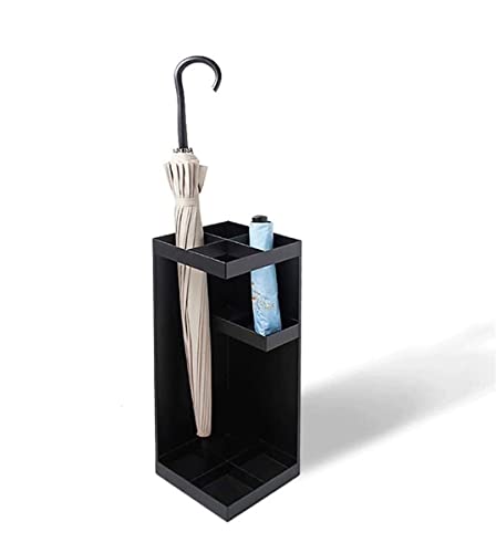 Schirmständer regenschirm Eisenschirmständer Lagerregal Home Hotel Lobby Regenschirm Platz Ständer Regenschirm Eimer Kreativer Regenschirmhalter Rack Schirmhalter ( Blue : B-black , Size : 20*20*50 cm von ZAEGO