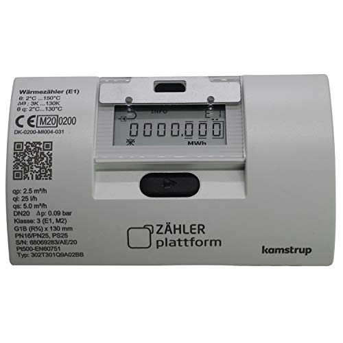 ZÄHLER plattform Ultraschall Wärmezähler MULTICAL® 303 Eichung 2024 Qn 2,5 m³/h, BL 130 mm, TF Ø 5,2 von ZÄHLER plattform