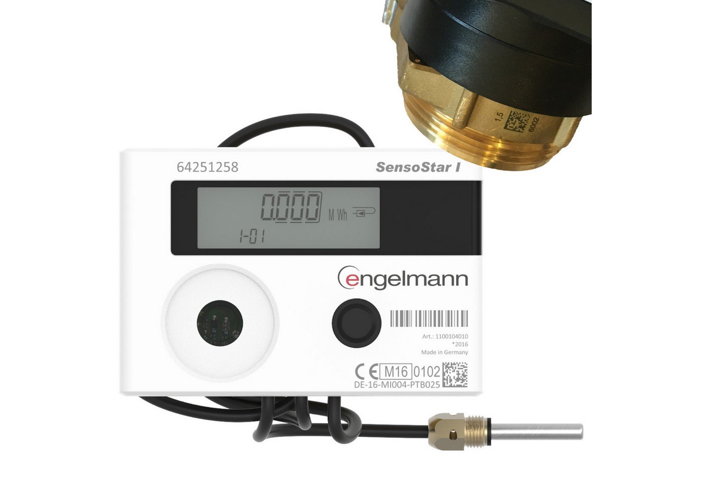 ZAEHLER.de Energiekostenmessgerät Engelmann Sensostar I Qp 0,6 1,5 & 2,5 m3/h Wärmemengenzähler IST Ø5,0, inkl. Dichtung und Plombiermaterial, Basismodell ohne Funk (Nachrüstbar mitttels Steck-Modul) ZAEHLER.de Energiekostenmessgerät Engelmann Sensostar I Qp 0,6 1,5 & 2,5 m3/h Wärmemengenzähler IST Ø5,0, inkl. Dichtung und Plombiermaterial, Basismodell ohne Funk (Nachrüstbar mitttels Steck-Modul) von ZAEHLER.de
