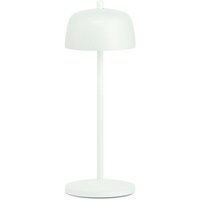 Zafferano - circe Weiße wiederaufladbare und dimmbare LED-Tischleuchte von ZAFFERANO