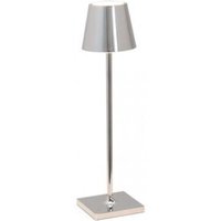 Zafferano - Poldina Pro Micro Polished Chrome LED-Tischleuchte, wiederaufladbar und dimmbar mit einer Akkulaufzeit von bis zu 12 Stunden Zafferano - Poldina Pro Micro Polished Chrome LED-Tischleuchte, wiederaufladbar und dimmbar mit einer Akkulaufzeit von bis zu 12 Stunden von ZAFFERANO