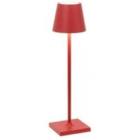 Zafferano - Poldina Pro Micro Red wiederaufladbare und dimmbare LED-Tischleuchte mit einer Akkulaufzeit von bis zu 12 Stunden von ZAFFERANO