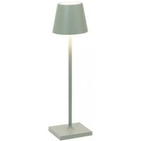 Zafferano - Poldina Pro Micro Salvia LED-Tischleuchte, wiederaufladbar und dimmbar mit einer Akkulaufzeit von bis zu 12 Stunden von ZAFFERANO