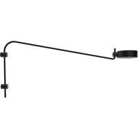 Zafferano - super o LED-Wandleuchte mit Arm Schwarz wiederaufladbar und dimmbar von ZAFFERANO