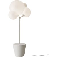 Tree of Light Stehleuchte für den Außen- und Innenbereich, weiß - E27 led Stehleuchte - Verstellbare Auflagefläche - Zafferano von ZAFFERANO