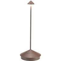 Wiederaufladbare led-tischleuchte corten zafferano ld2650r3 kompaktes design von ZAFFERANO