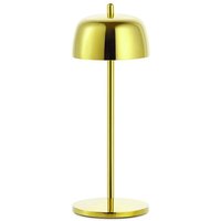 Zafferano - LED-Tischleuchte circe Glossy Gold wiederaufladbar und dimmbar von ZAFFERANO