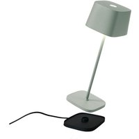 Zafferano Ofelia Pro Sage LED-Tischleuchte, wiederaufladbar und dimmbar – 2200-2700-3000K – 9h maximale Leistung von ZAFFERANO