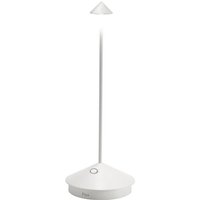 Zafferano - Pina Pro White LED-Tischleuchte wiederaufladbar und dimmbar kabellos Zafferano 2200-2700-3000K von ZAFFERANO