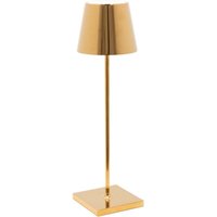 Zafferano - Poldina Pro Glossy Gold LED-Tischleuchte, wiederaufladbar und dimmbar mit einer Akkulaufzeit von bis zu 12 Stunden Zafferano - Poldina Pro Glossy Gold LED-Tischleuchte, wiederaufladbar und dimmbar mit einer Akkulaufzeit von bis zu 12 Stunden von ZAFFERANO