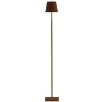 Zafferano Poldina Pro L Corten LED-Lampe wiederaufladbar und dimmbar mit Akku bis zu 12 Stunden - 2200-2700-3000K 3 Höhen 52-87-122cm Zafferano Poldina Pro L Corten LED-Lampe wiederaufladbar und dimmbar mit Akku bis zu 12 Stunden - 2200-2700-3000K 3 Höhen 52-87-122cm von ZAFFERANO