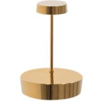 Swap Mini Pro wiederaufladbare und dimmbare LED-Tischleuchte in glänzendem Gold Swap Mini Pro wiederaufladbare und dimmbare LED-Tischleuchte in glänzendem Gold von ZAFFERANO