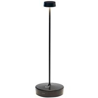 Zafferano Swap Pro wiederaufladbare und dimmbare LED-Tischleuchte, schwarz – 2200-2700-3000K – 9 Stunden maximale Leistung von ZAFFERANO
