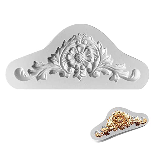 ZAGARO Silikon-Reliefform | Vintage Silikonformen mit klassischem Relief | Schnörkel Scroll Lace Fondant Silikonform für Sugarcraft Cake Border Dekoration Cupcake Topper Schmuck ZAGARO Silikon-Reliefform | Vintage Silikonformen mit klassischem Relief | Schnörkel Scroll Lace Fondant Silikonform für Sugarcraft Cake Border Dekoration Cupcake Topper Schmuck von ZAGARO